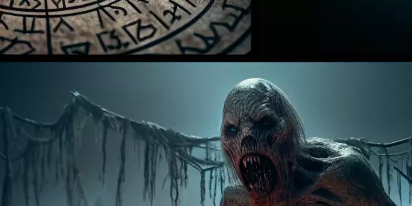 恐怖电影《续集13》中的血腥献祭和角色挣扎场景。